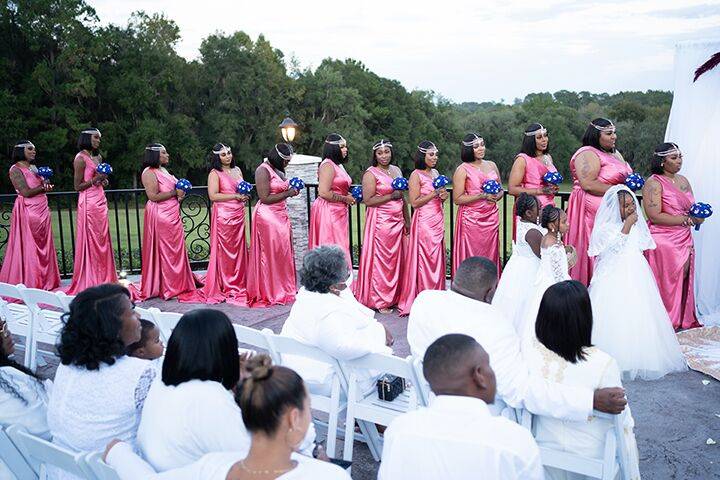 Pink dresses