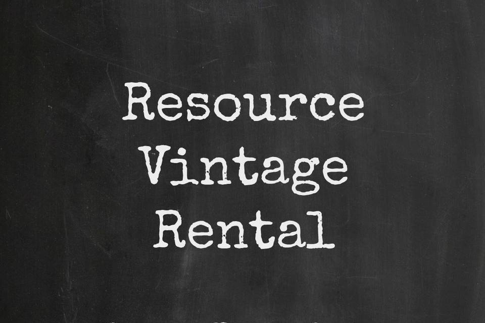 Resource Vintage Rental