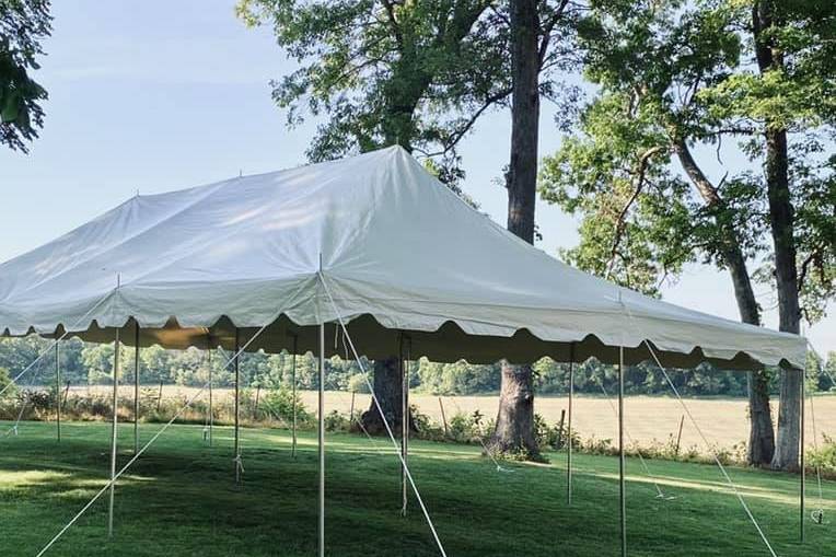 20 x 40 Pole tent