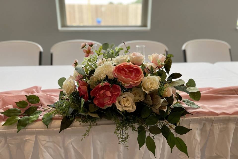 Head Table Arrangement