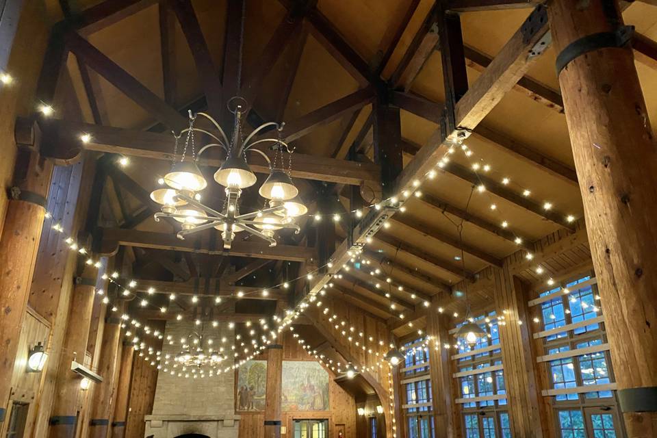 Bistro Light Draping