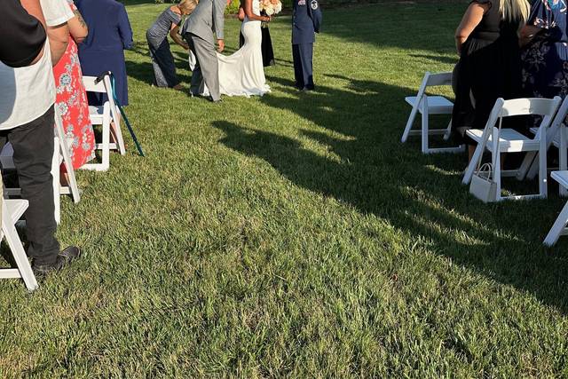 Beautiful outdoor wedding