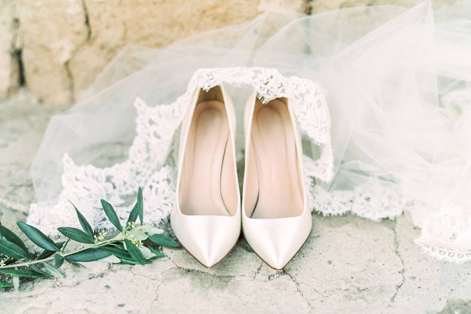 Bride's heels