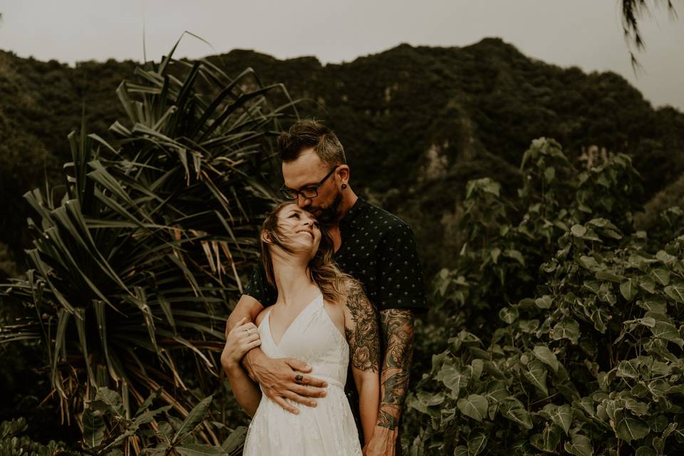 Wedding at Kualoa Ranch