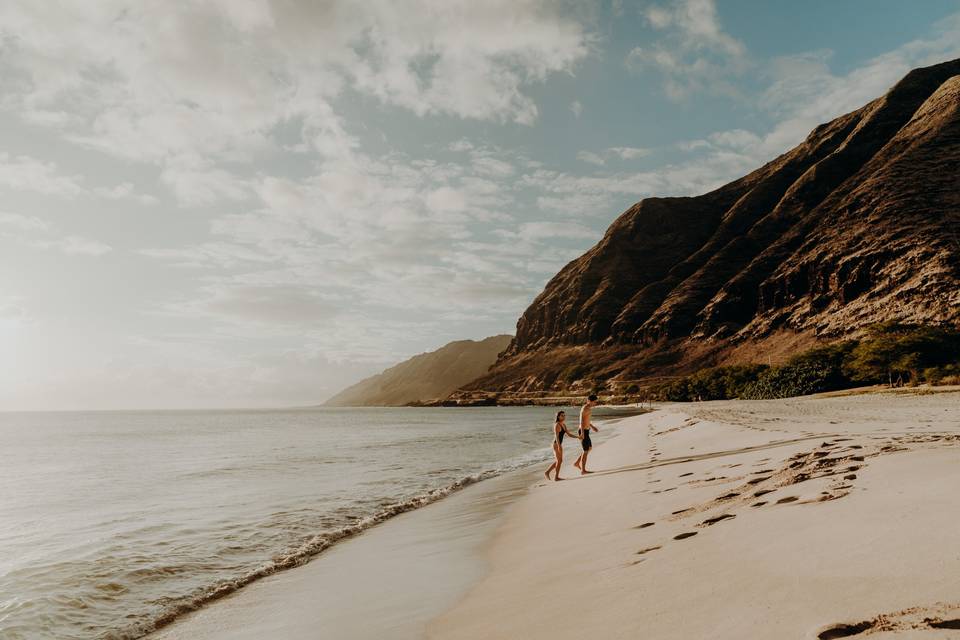 Oahu couple's session