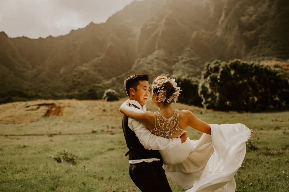 Kualoa Ranch wedding