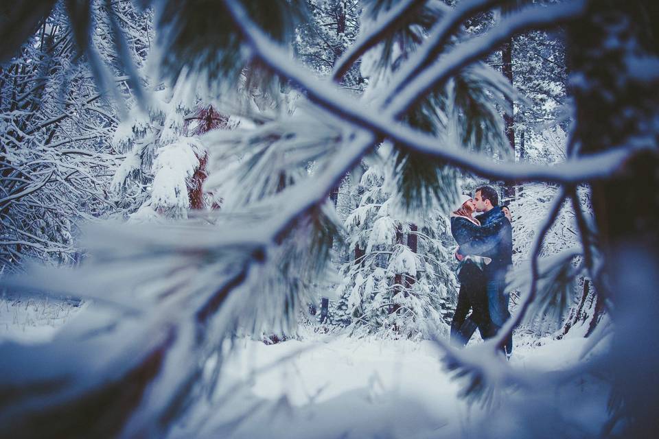 Snow wedding - Tim Halberg