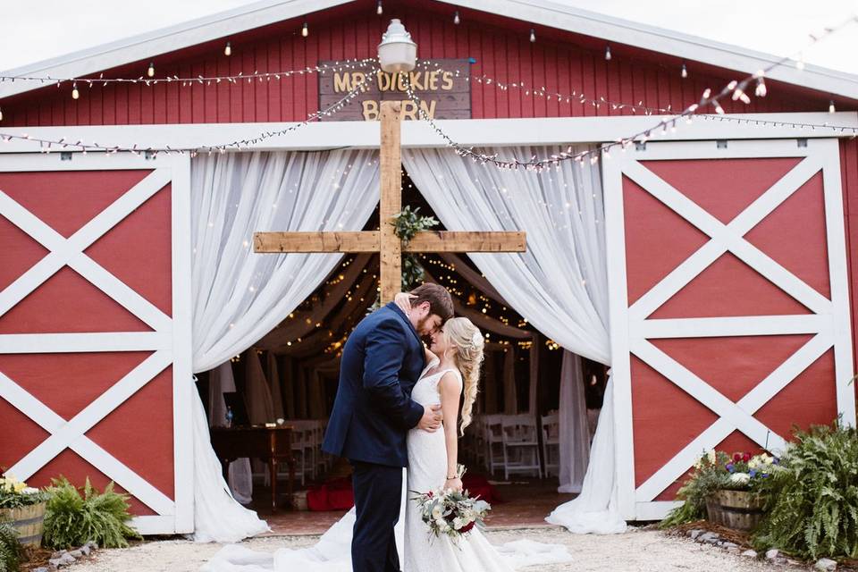 Inside Barn Ceremony