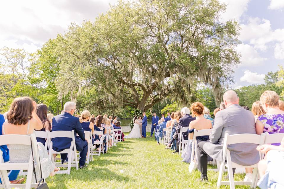 Ceremony at Barn