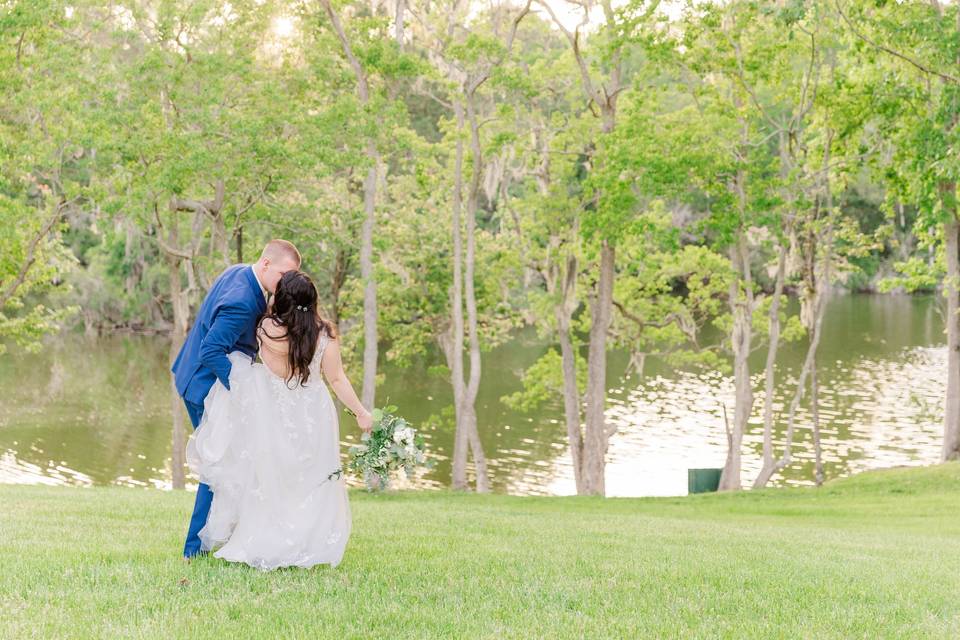 Couple behind The Barn