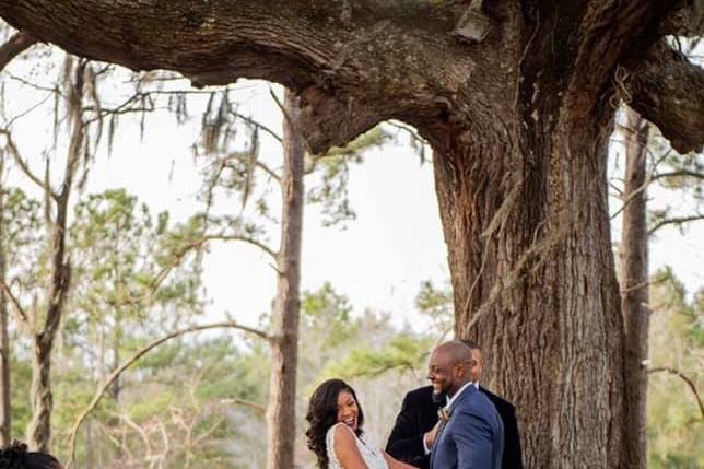 Couple under Oak