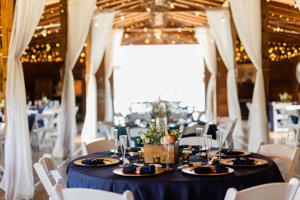 Reception Space Inside Barn