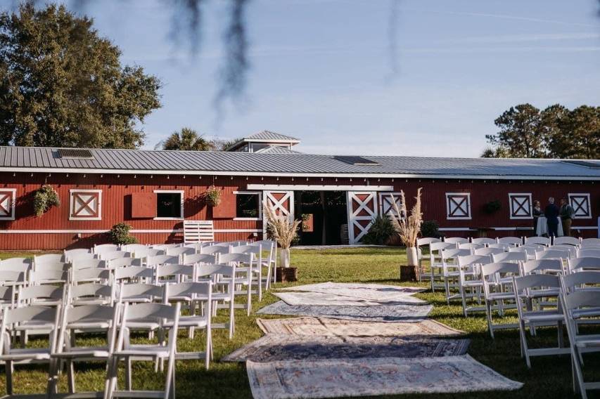Barn view from Ceremony