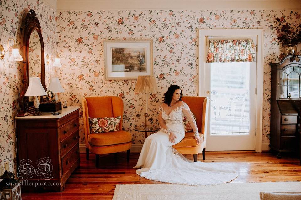 Dressing room at Belle Tower