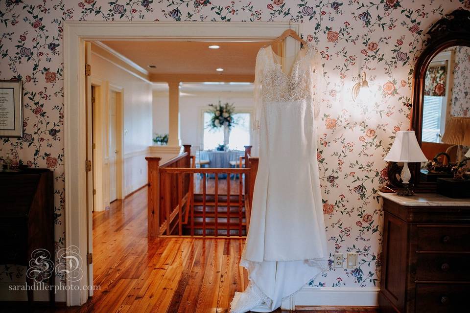 Dressing room at Belle Tower