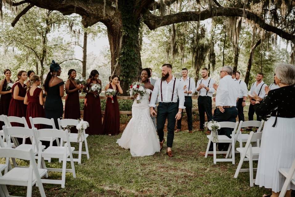 Ceremony at Grainery Tree