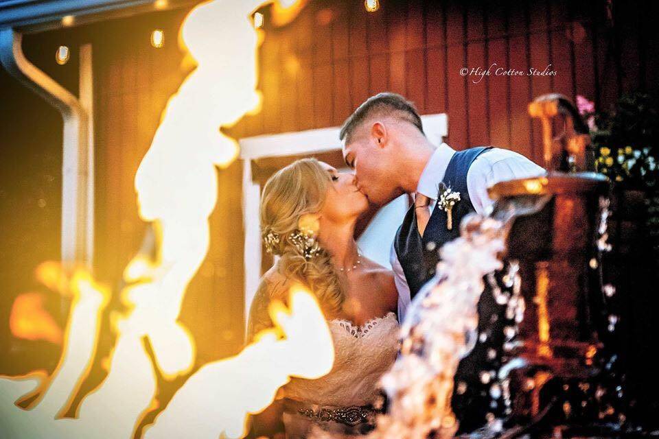 Couple at Fountain