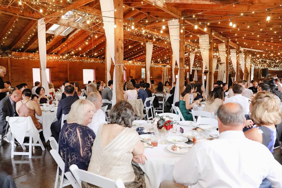 Reception at The Barn