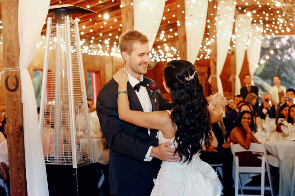 First Dance at The Barn