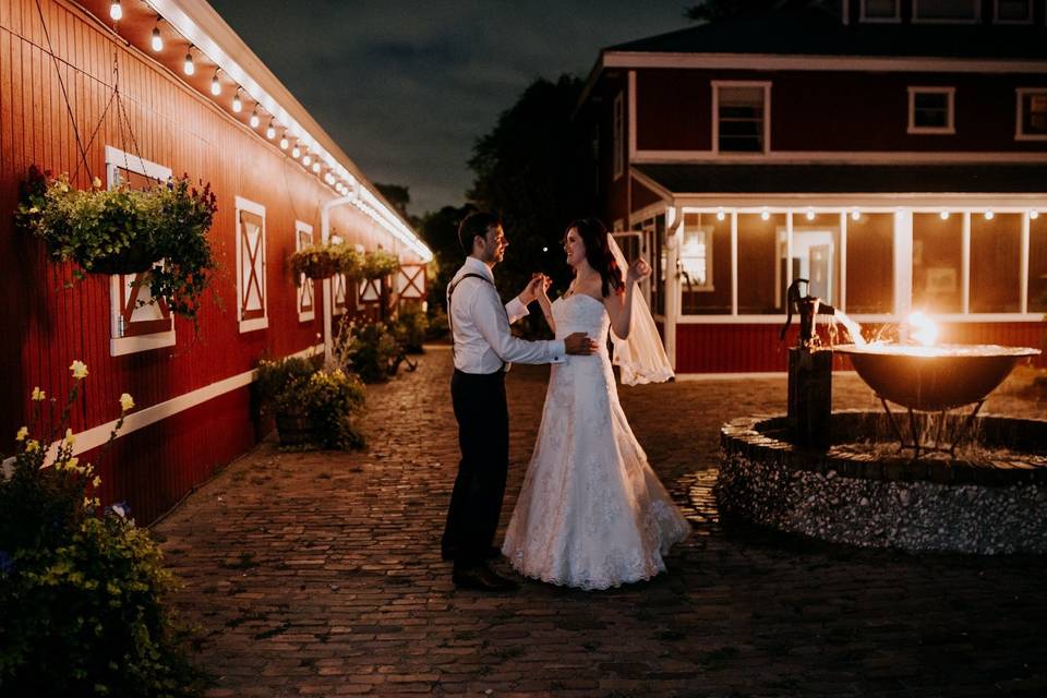 Courtyard at The Barn