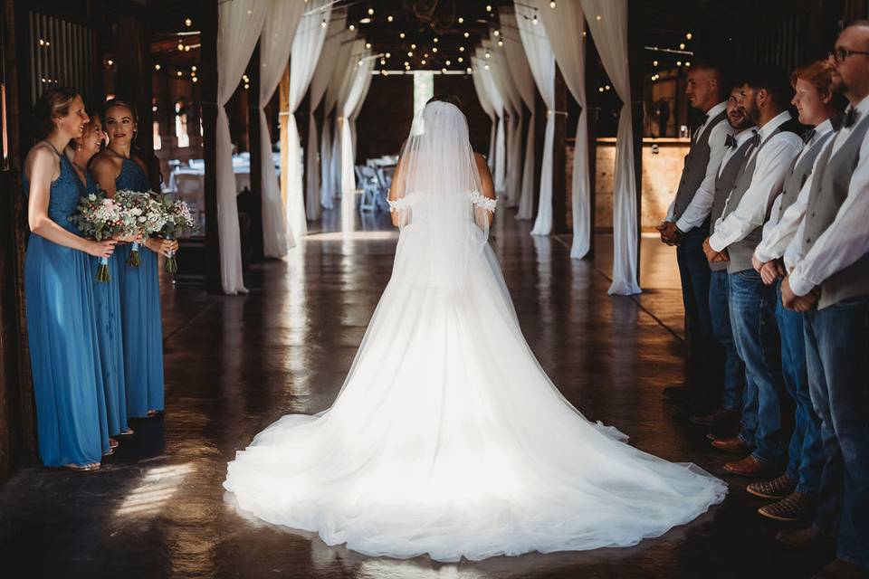 Bride in The Barn