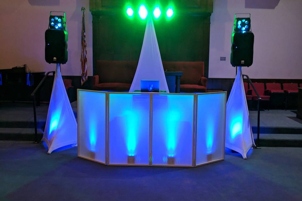 Full party light setup