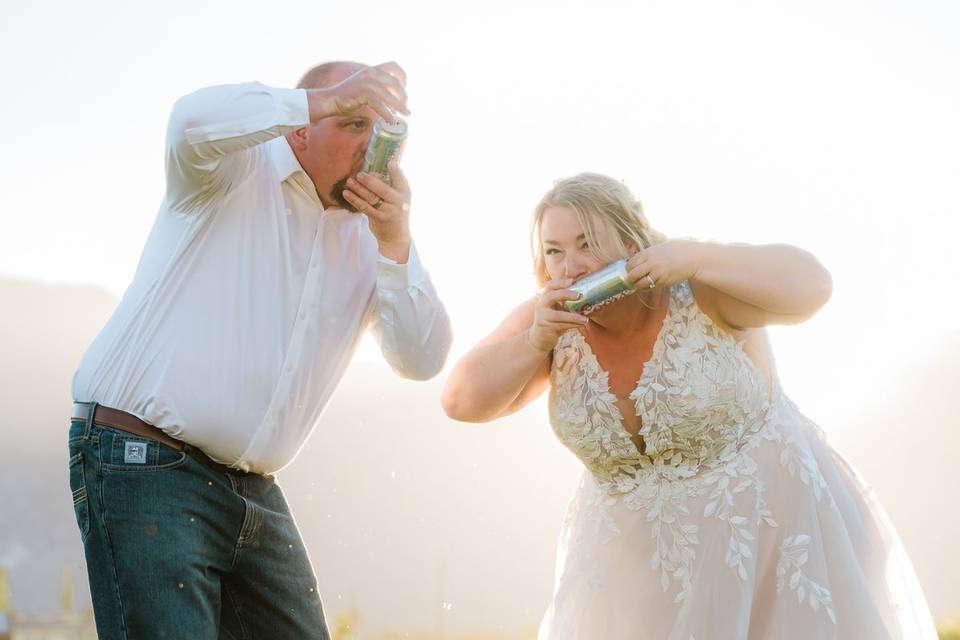 Summer wedding at Ranch