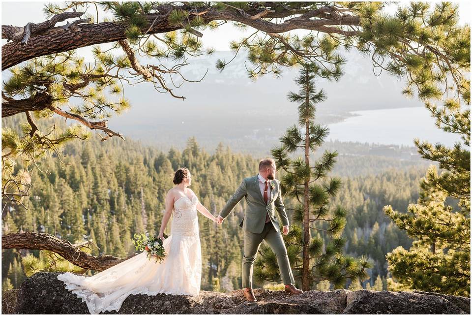 May Tahoe Blue Estate Wedding