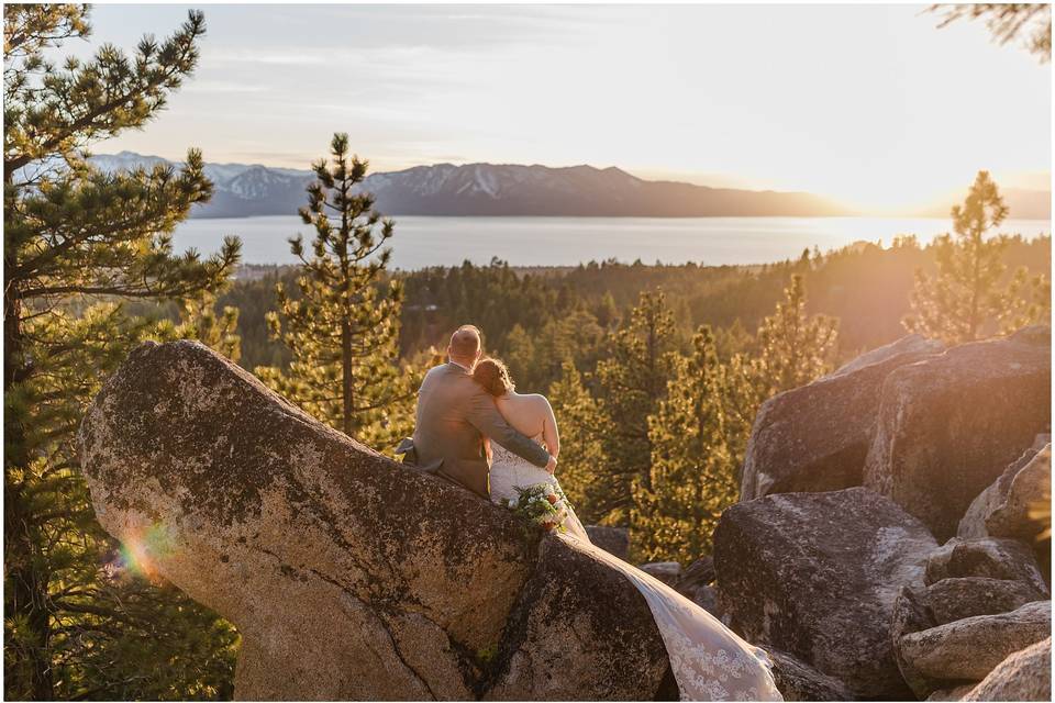 May Tahoe Blue Estate Wedding