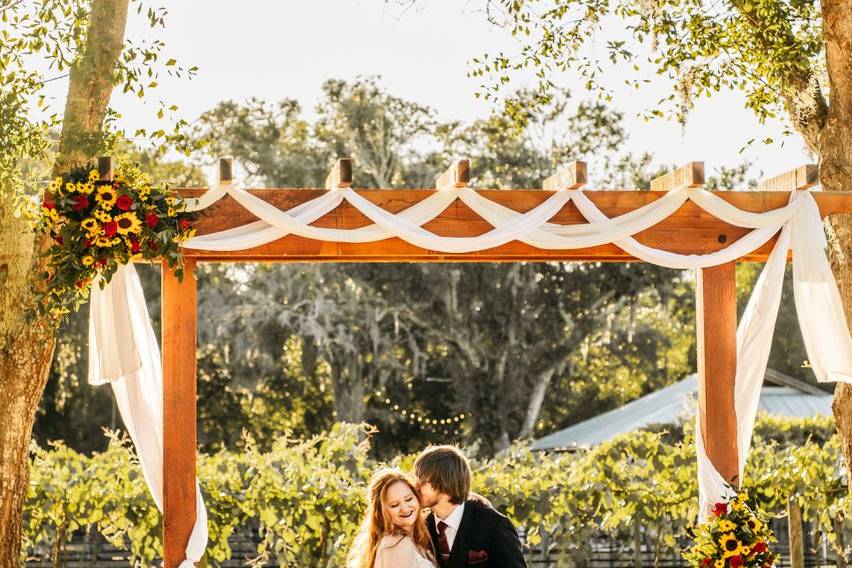 Fall Floral Arch