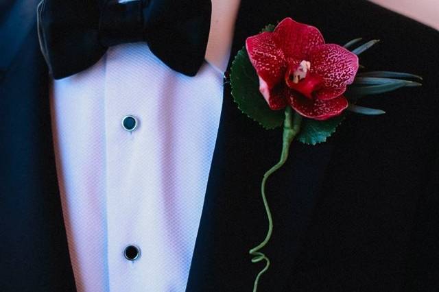 Orchid boutonniere