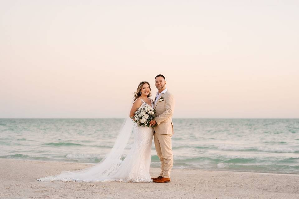 Beach Couple at Sunset
