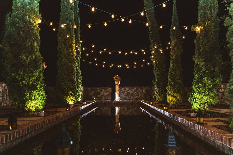 Sunset at the Reflection Pool