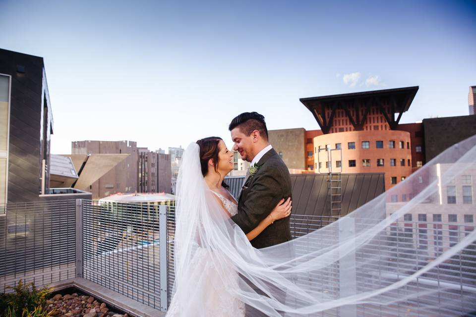 Rooftop ceremony