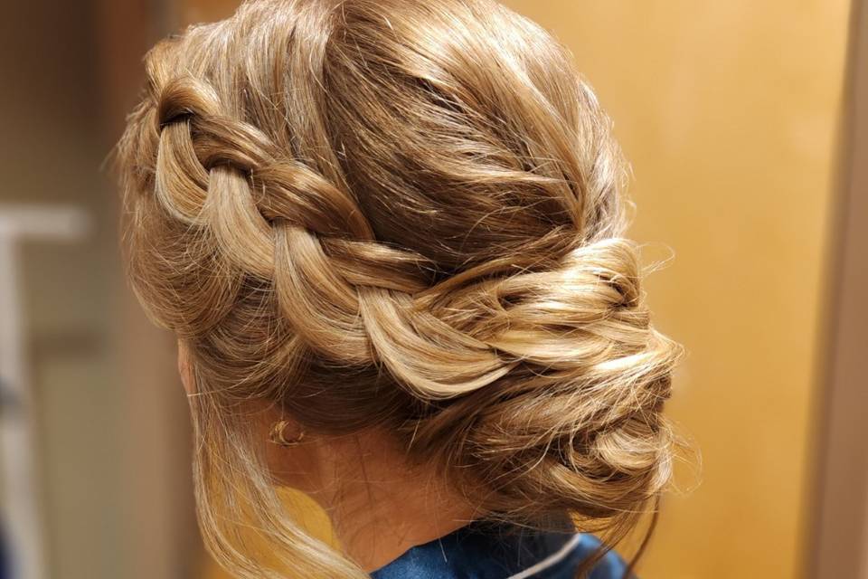 Braided updo