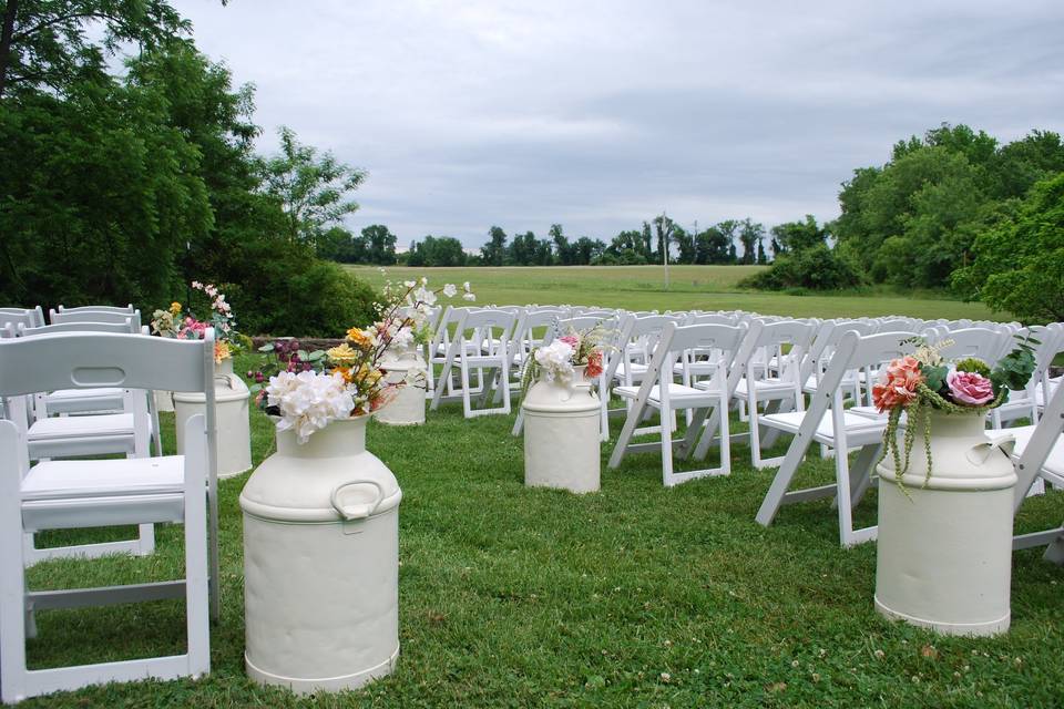 Ceremony set up