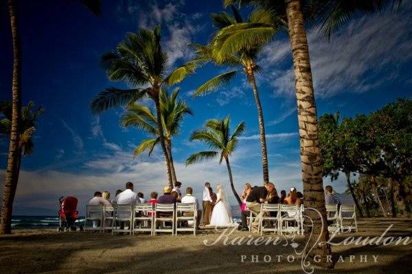 Mauna Lani wedding © Karen Loudon Photography