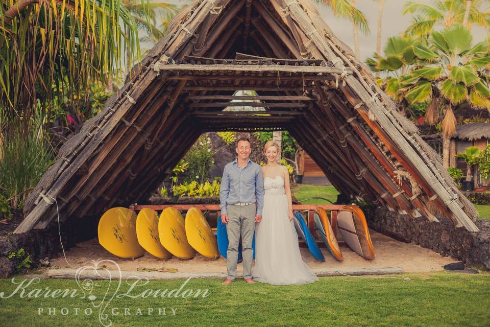 Kukio wedding © Karen Loudon Photography