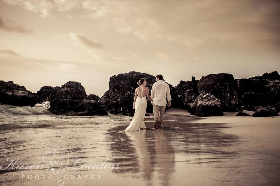 Kua trash the dress © Karen Loudon Photography