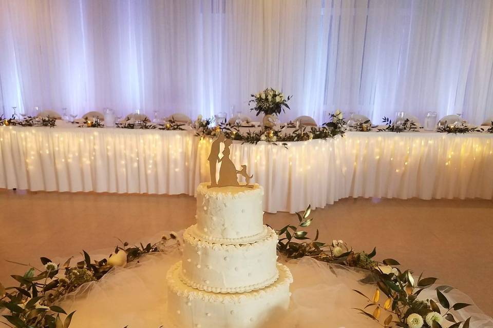 Cake Table, Backdrop