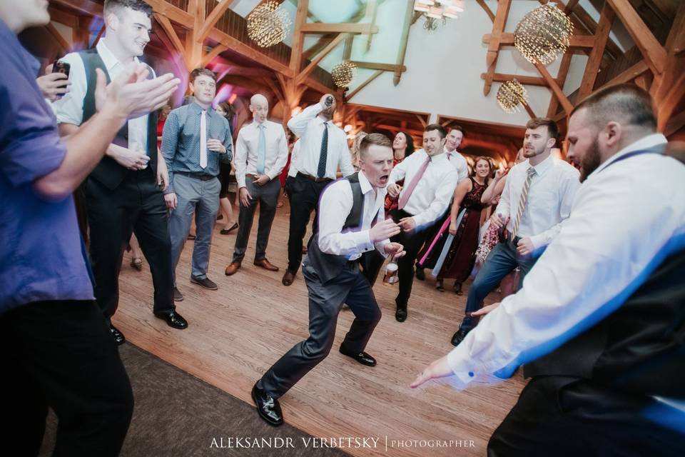 Shadowboxing your groomsmen