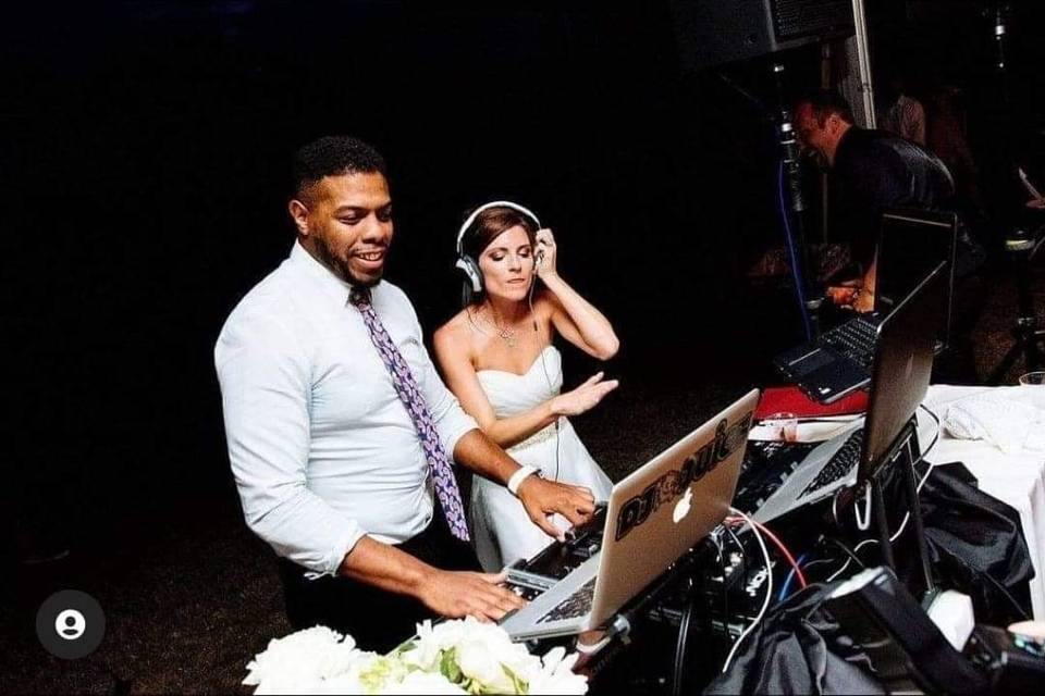 When the Bride is also a DJ