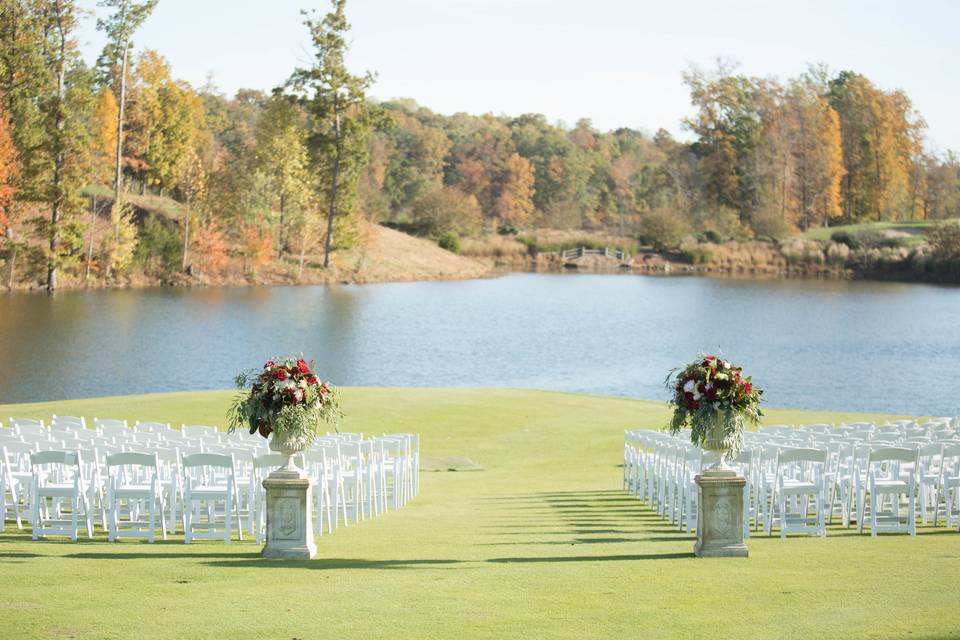 Ceremony by the water