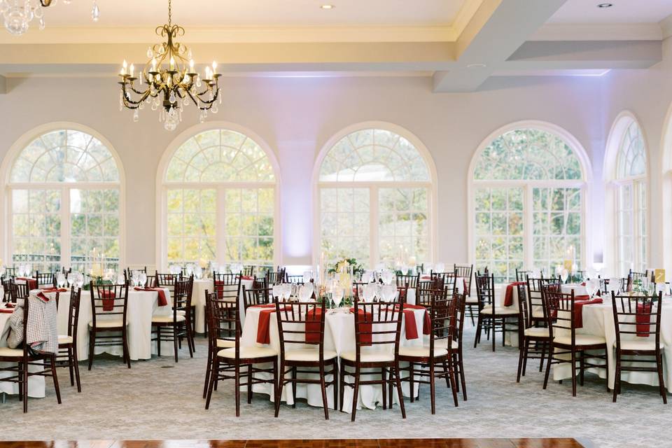 An elegant ballroom