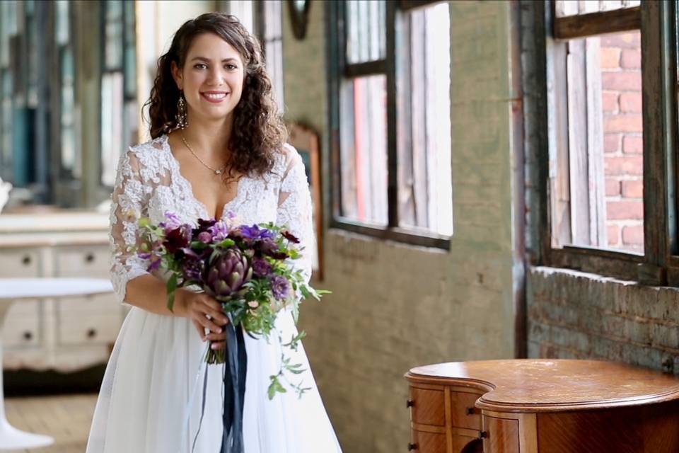 Bouquet in purple