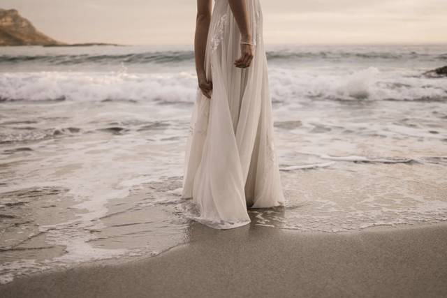 Bride on the beach