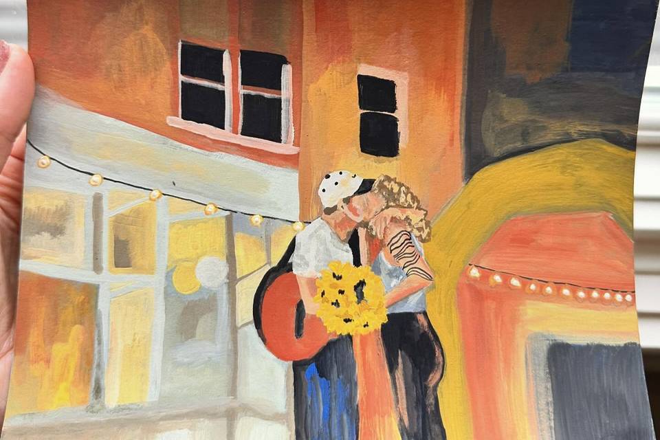 Gouache Engagement
