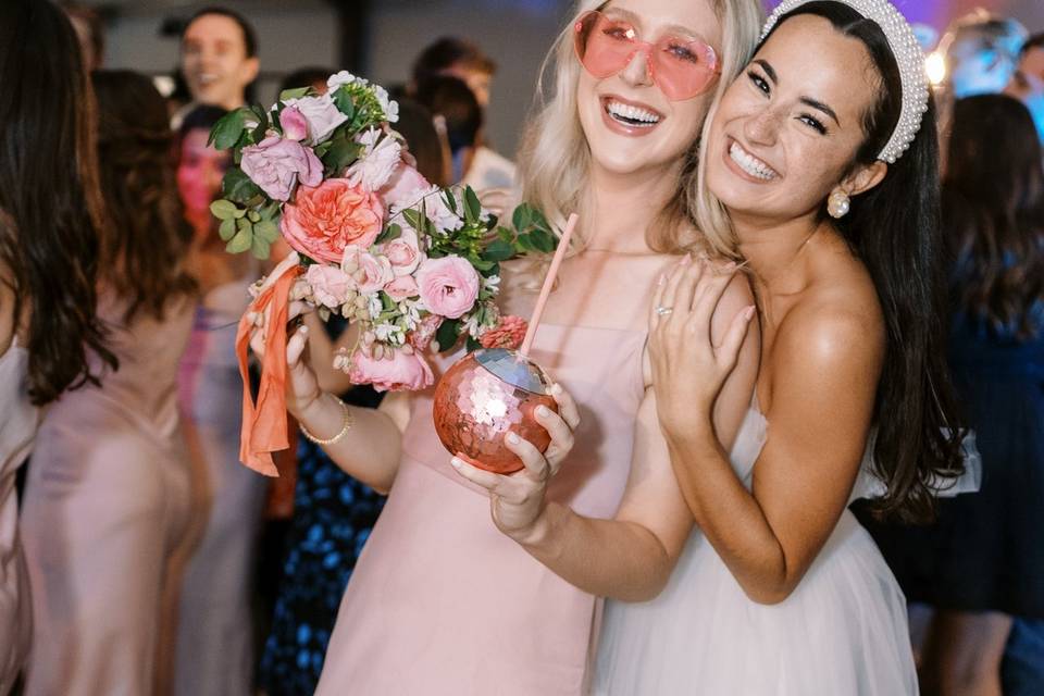 Bride with her Bestie