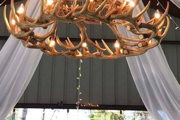 Antler chandelier