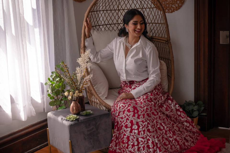 South Asian Bridemaids lehnga